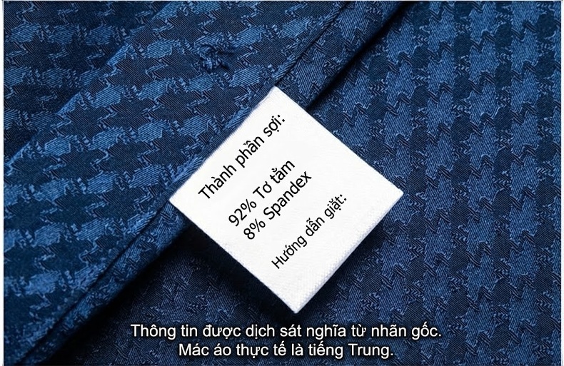 Áo Sơ Mi Nam Tay Ngắn 真丝桑蚕丝 Mùa Hè Phong Cách Cao Cấp Màu Trắng, Đỏ, Xanh Navy chi tiết 26