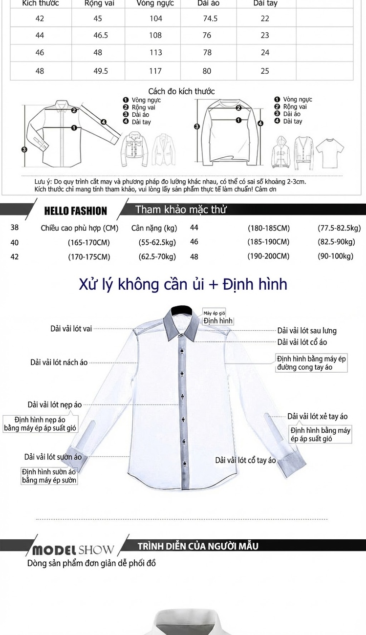 Áo Sơ Mi Nam Tay Ngắn Phối Màu Đỏ Đen Trắng Thời Trang chi tiết 2