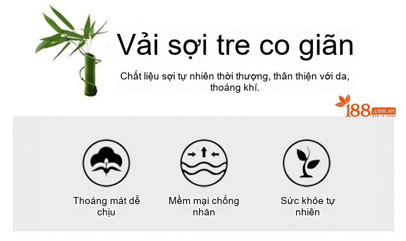 Áo Sơ Mi Nam Tay Ngắn Sợi Tre Mỏng Dáng Ôm Chống Nhăn Màu Xanh Bạc Hà chi tiết 3