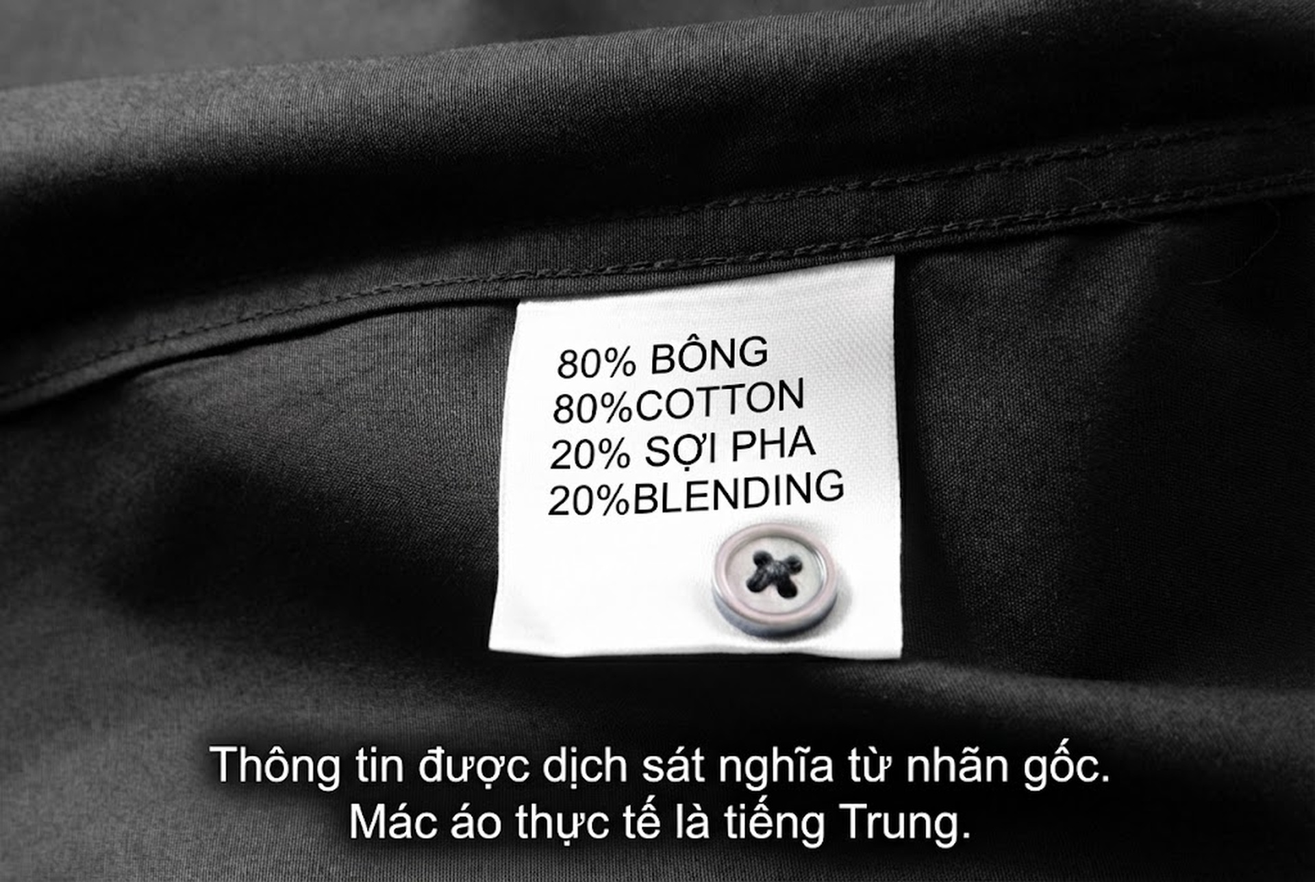 Áo Sơ Mi Nam Tay Ngắn Thêu Hình Thời Trang Màu Trắng, Đen chi tiết 15