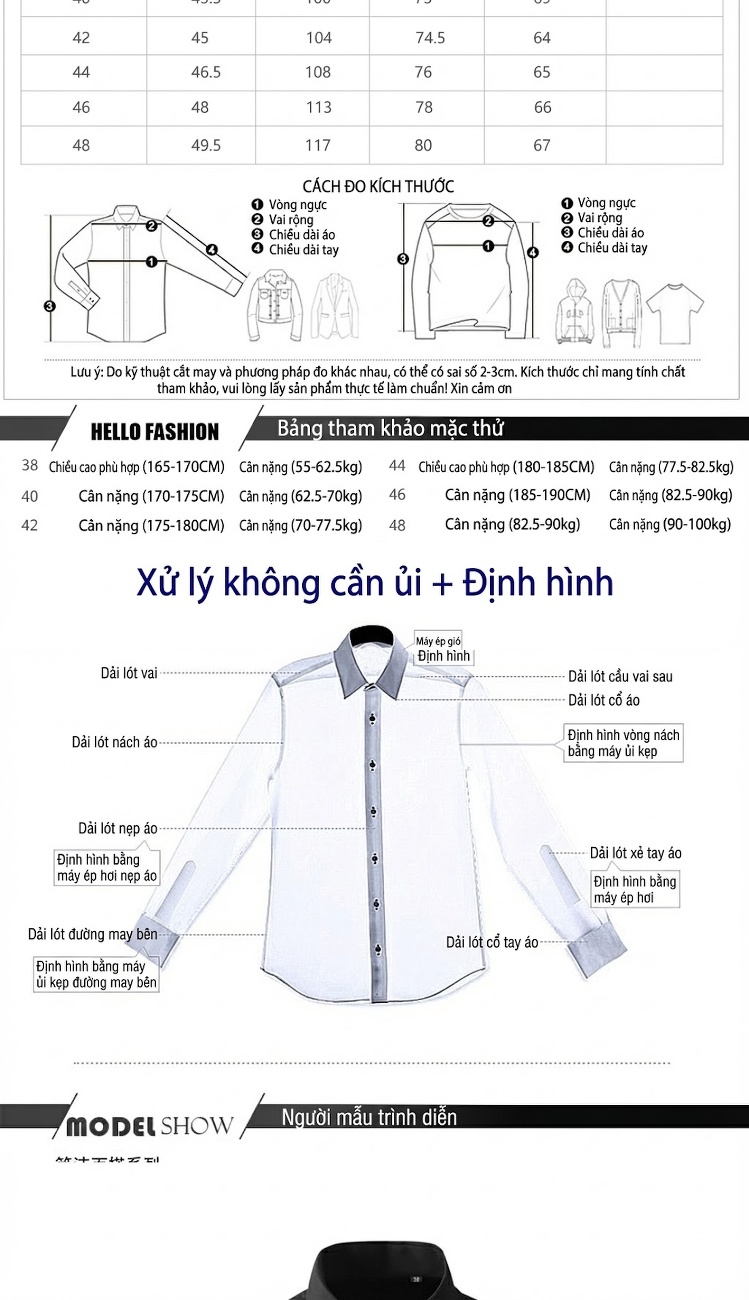 Áo Sơ Mi Nam Thêu Hoa Văn Đính Đá Tay Dài Phong Cách Thời Trang Màu Đen, Trắng chi tiết 2