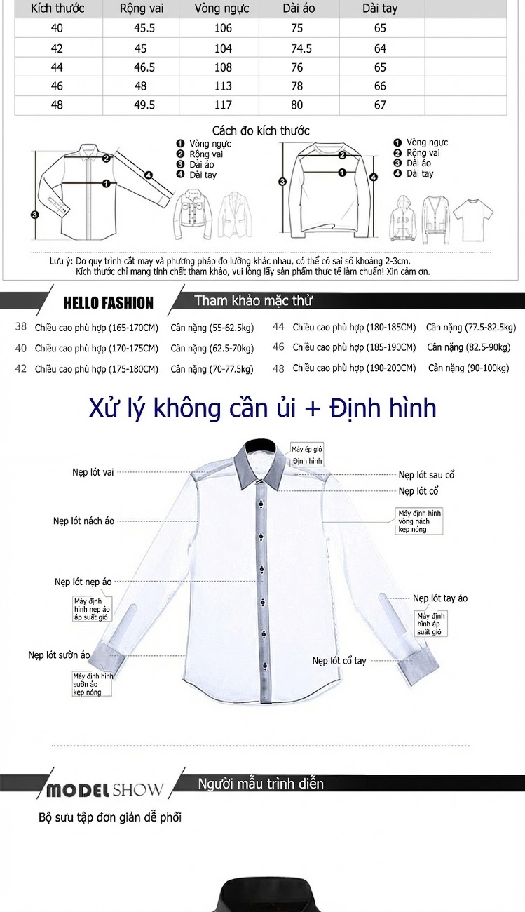 Áo Sơ Mi Nam Thêu Hoa Văn Họa Tiết Phong Cách Trung Quốc Màu Trắng, Đen chi tiết 2