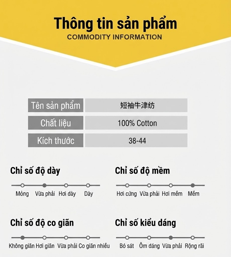 Áo Sơ Mi Ngắn Tay Nam Cotton Thoáng Khí Màu Trắng, Xanh Da Trời, Xám, Hồng... chi tiết 10