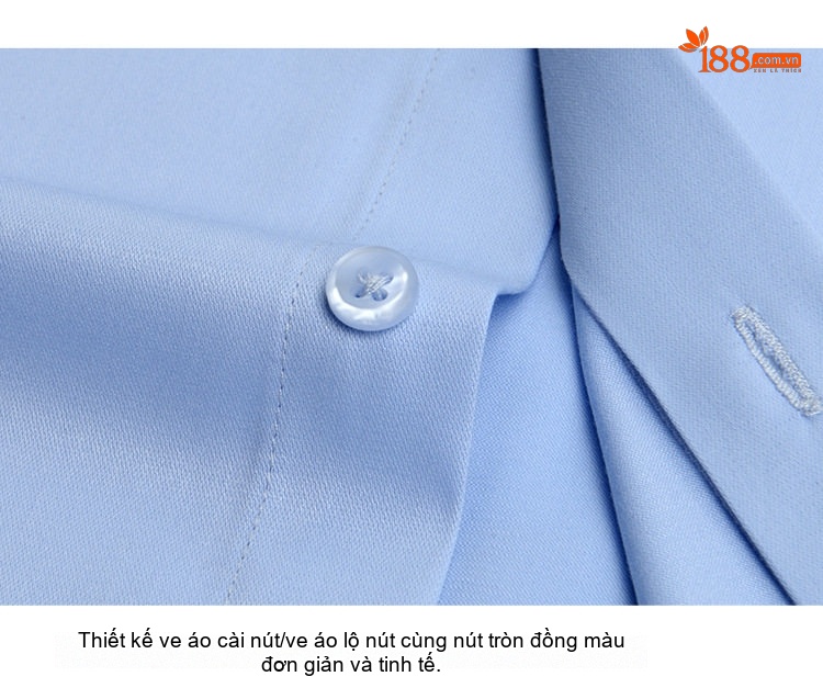 Áo Sơ Mi Ngắn Tay Nam Sợi Tre Công Sở, Đi Chơi Màu Xanh Dương, Trắng, Đỏ, Tím... chi tiết 8