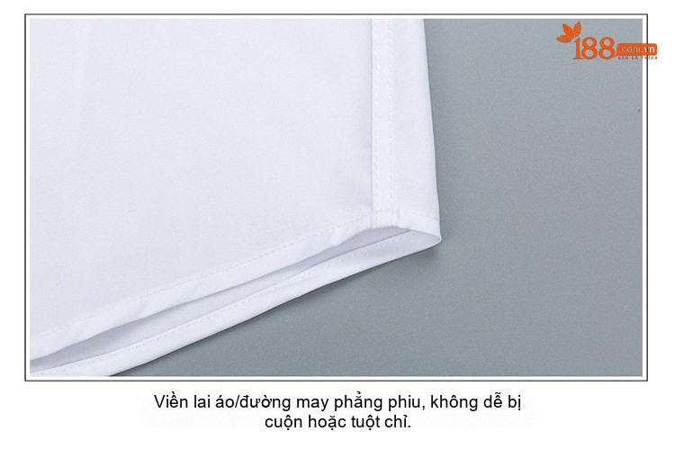 Áo Sơ Mi Ngắn Tay Nam Vải Tre Thời Trang Công Sở Màu Trắng, Xanh Navy, Đỏ Rượu, Tím... chi tiết 21