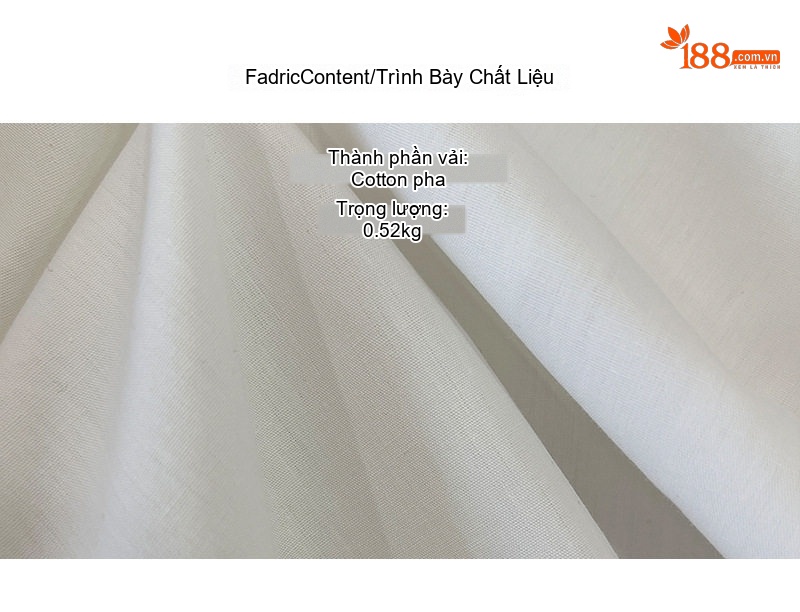 Áo Sơ Mi Nữ Tay Dài Cotton Thêu Hình Tim Cổ Nơ Dáng Rộng Màu Trắng chi tiết 2