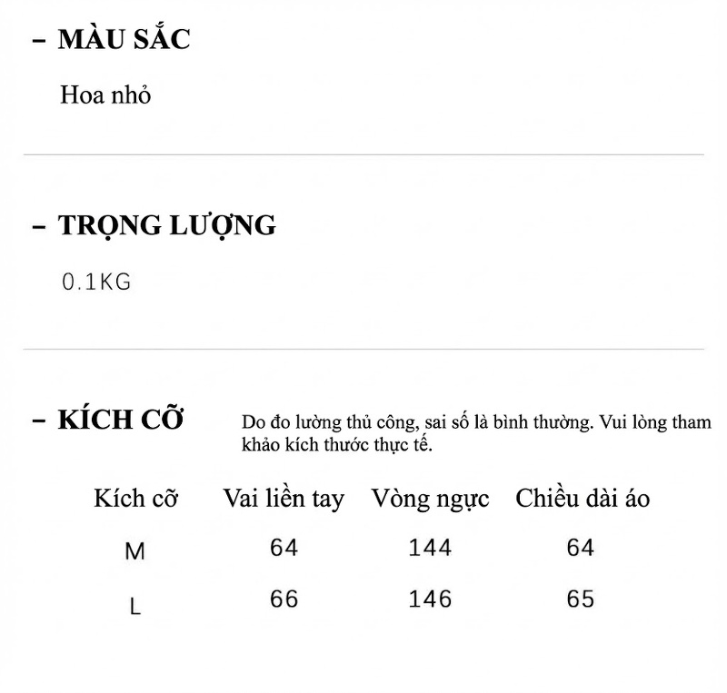 Áo Sơ Mi Nữ Tay Dài Họa Tiết Hoa Nhí Phong Cách Pháp Cổ Điển chi tiết 4