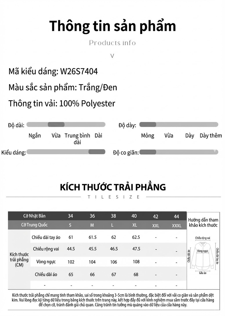 Áo Sơ Mi Polo Nữ Mỏng Nhẹ Chống Nắng Dáng Rộng Màu Trắng chi tiết 1