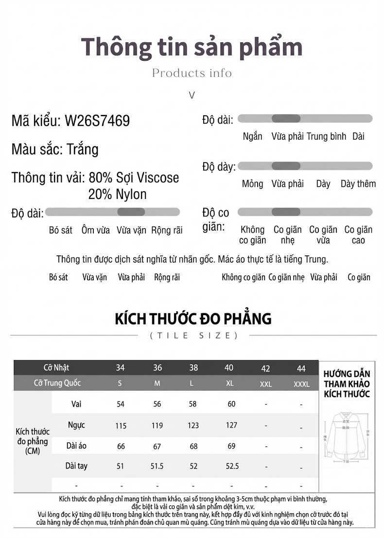 Áo Sơ Mi Polo Tay Dài Phong Cách Tiểu Thư Thanh Lịch Màu Trắng chi tiết 1