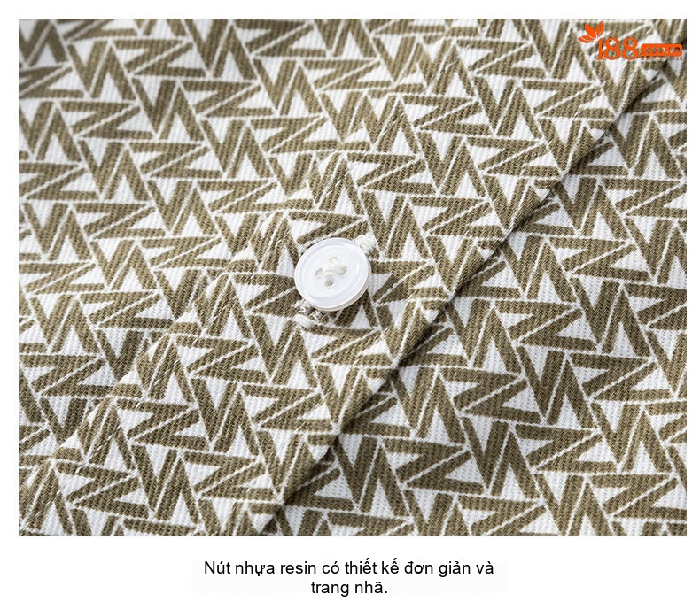 Áo Sơ Mi Tay Dài Nam Cotton Chống Nhăn In Họa Tiết Dáng Ôm Vừa Vặn Màu Xám chi tiết 17