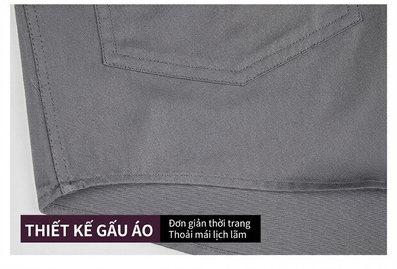 Áo Sơ Mi Tay Dài Nam Cotton Dáng Rộng Giặt Nước Màu Đen, Xám, Xanh, Nâu chi tiết 23