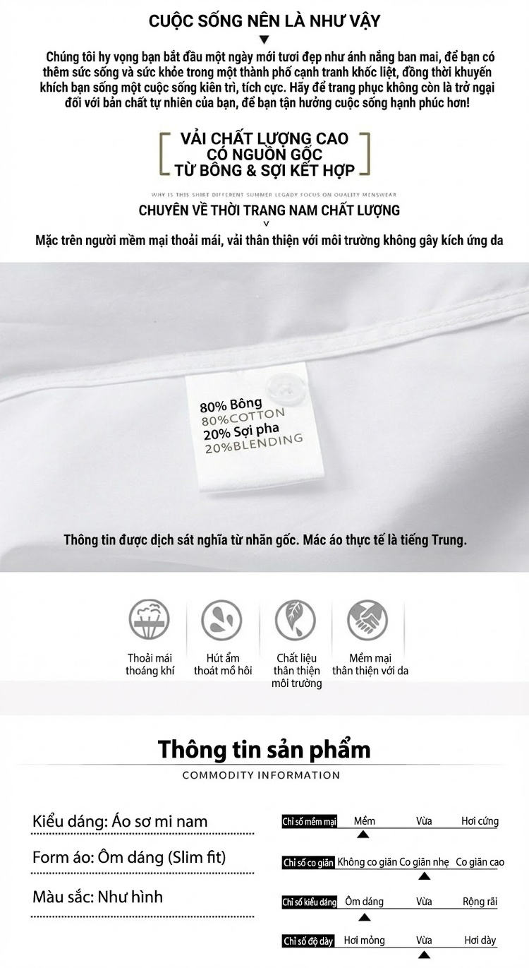 Áo Sơ Mi Tay Dài Nam Thêu Hình Chuột Túi Cotton Phong Cách Thời Trang Màu Đen, Trắng chi tiết 3