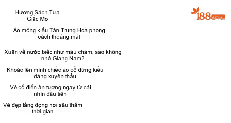 Áo Sơ Mi Tay Ngắn Cổ Tàu Thiết Kế Phong Cách Trung Hoa Hiện Đại Màu Kem, Hồng chi tiết 3