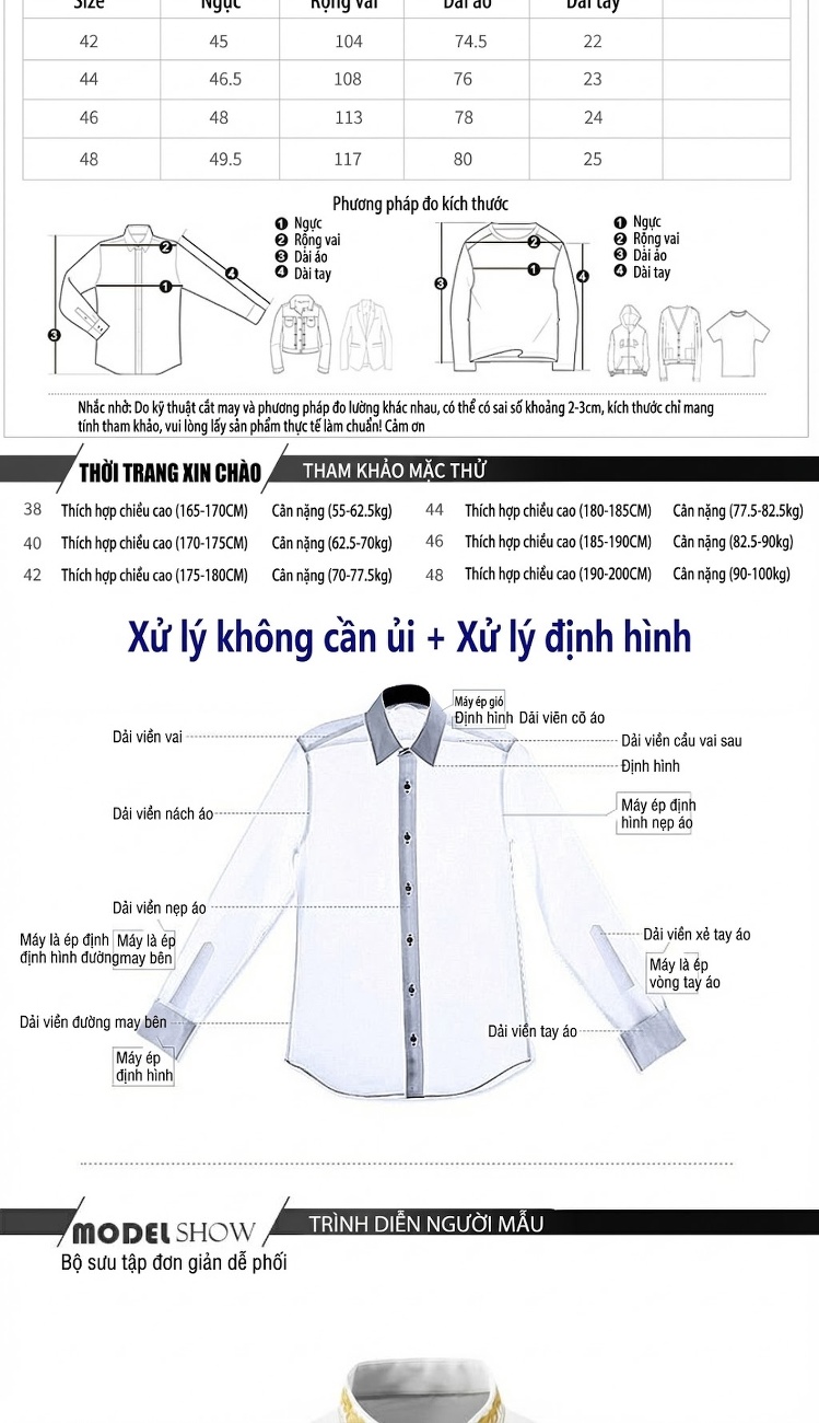 Áo Sơ Mi Tay Ngắn Nam Cotton Thêu Họa Tiết Hoa Văn Cổ Điển Dáng Ôm Màu Đen, Trắng chi tiết 3