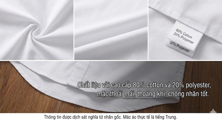 Áo Sơ Mi Tay Ngắn Nam Form Rộng Phối Họa Tiết Caro Màu Đen, Trắng chi tiết 8