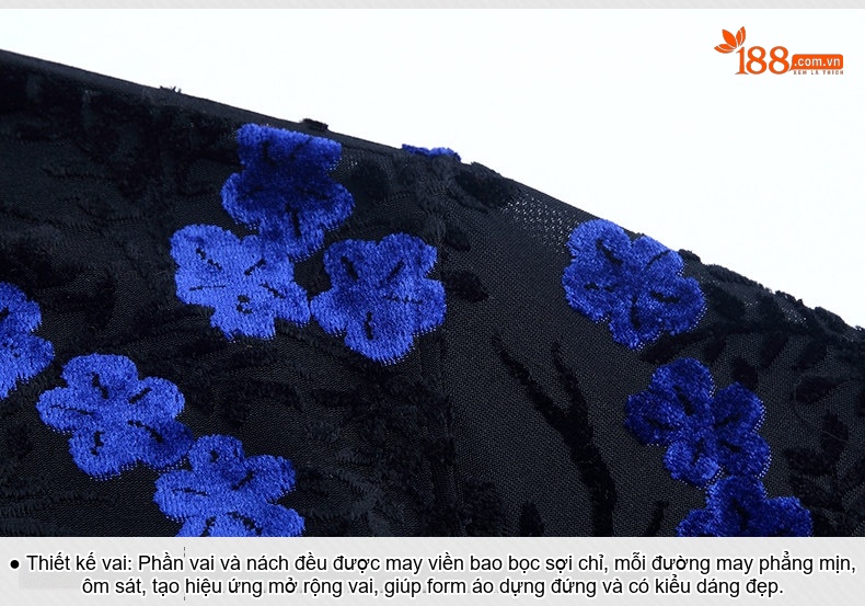 Áo Sơ Mi Tay Ngắn Nam Vải Nhung Gân Hoa Văn Hoa, Thân Hình Vừa Vặn Màu Đen, Xanh Dương, Đỏ chi tiết 14