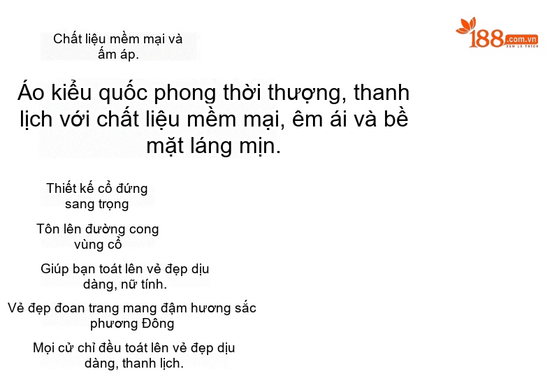 Áo Sơ Mi Tay Ngắn Nữ Cổ Tàu Phong Cách Trung Hoa Thêu Hoa Văn Màu Trắng, Đen chi tiết 7