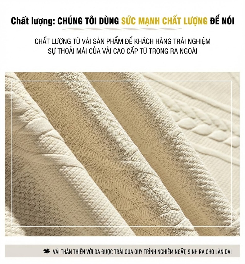 Áo Sweater Nam Dệt Kim Cổ Bẻ Họa Tiết Trám Phong Cách Mỹ Màu Be, Đen chi tiết 2