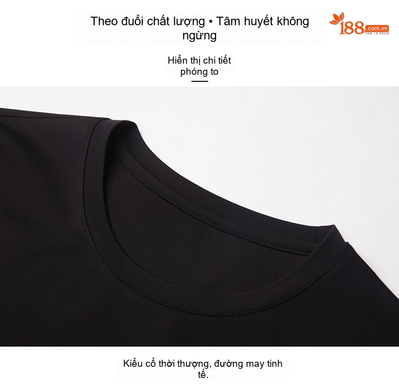 Áo Thun Dài Tay Nam Cổ Tròn Cotton In Họa Tiết Màu Xanh Lá, Đỏ, Đen, Trắng... chi tiết 23
