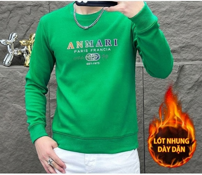Áo Thun Dài Tay Nam In Hình Phong Cách Âu Mỹ Màu Đen, Trắng, Xanh Lá, Cam... chi tiết 6