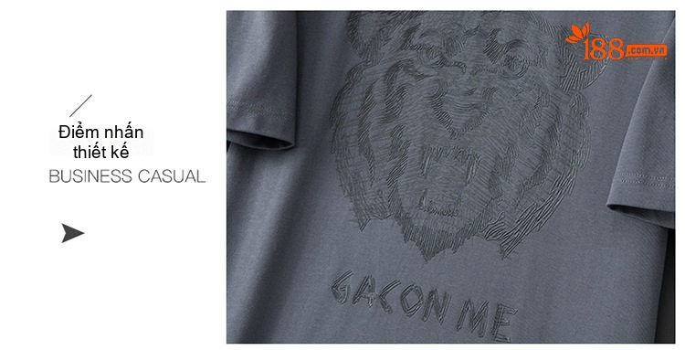 Áo Thun Nam Cổ Tròn Tay Ngắn In Hình Thời Trang Cotton Thoáng Mát Màu Đen, Xám, Xanh, Nâu... chi tiết 20