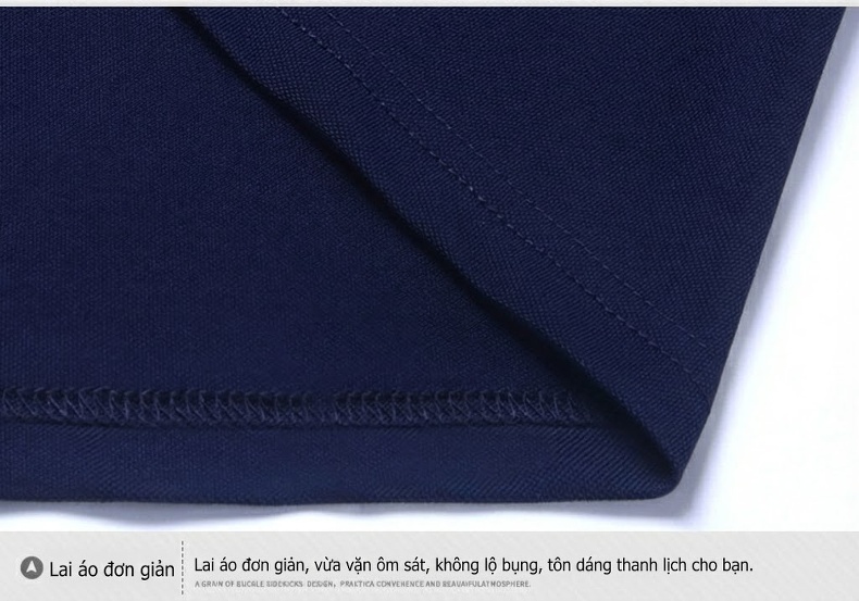 Áo Thun Nam Dài Tay Cotton Cổ Bẻ In Hình Rồng Màu Đỏ, Vàng, Xanh Navy chi tiết 22