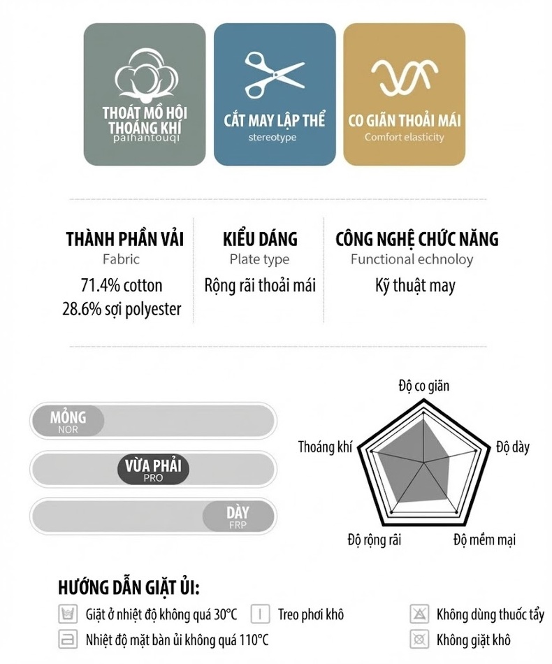 Áo Thun Nam Tay Ngắn Cổ Trụ Phong Cách Trung Hoa Form Rộng Màu Đen, Be chi tiết 9