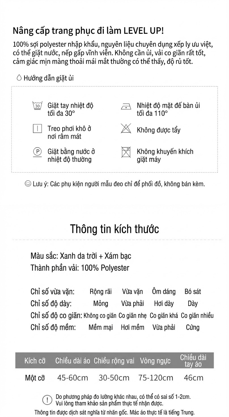 Áo Thun Nữ Dài Tay Thiết Kế Nếp Gấp Phong Cách Ins, Thoáng Mát Màu Xanh, Hồng, Vàng, Đen... chi tiết 6