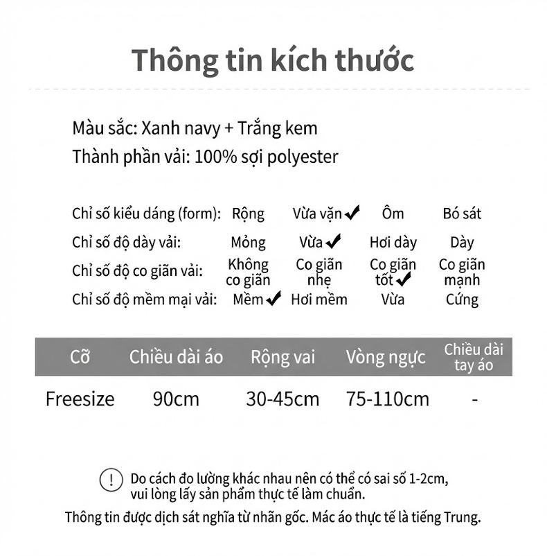 Áo Thun Nữ Dáng Rộng Phong Cách Hepburn Thời Trang Cá Tính 2022 Màu Trắng, Xanh Navy, Xám, Cam... chi tiết 5