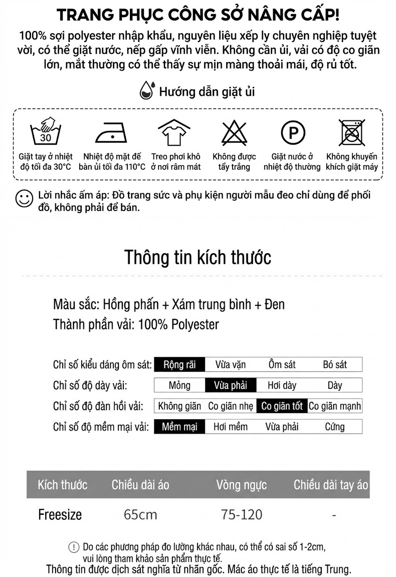 Áo Thun Nữ Miyake Pleats Tay Lỡ Thiết Kế Xếp Ly Màu Xanh, Hồng, Đen, Xám... chi tiết 8