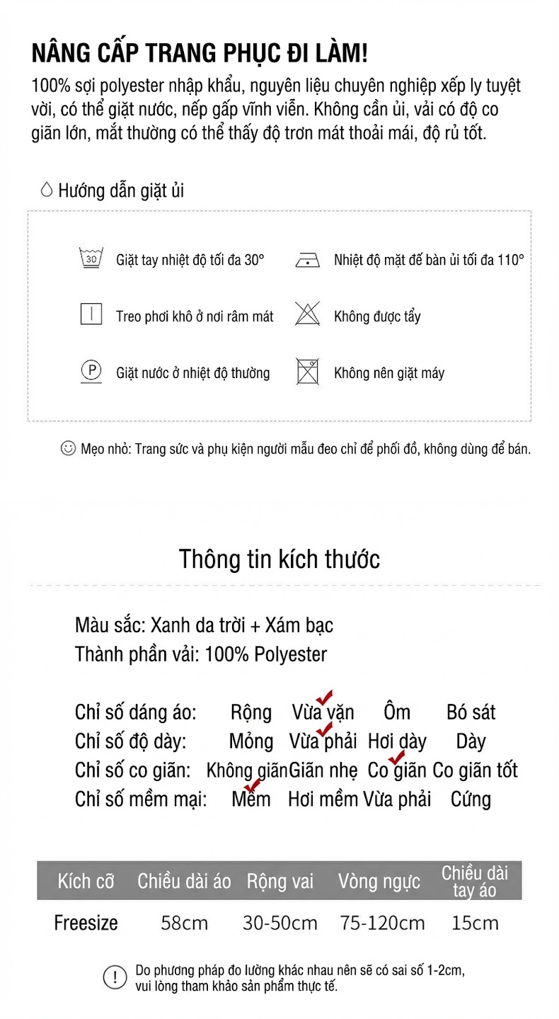 Áo Thun Nữ Miyake Pleats Thiết Kế Thanh Lịch Màu Hồng, Xanh Dương, Trắng, Đen... chi tiết 4