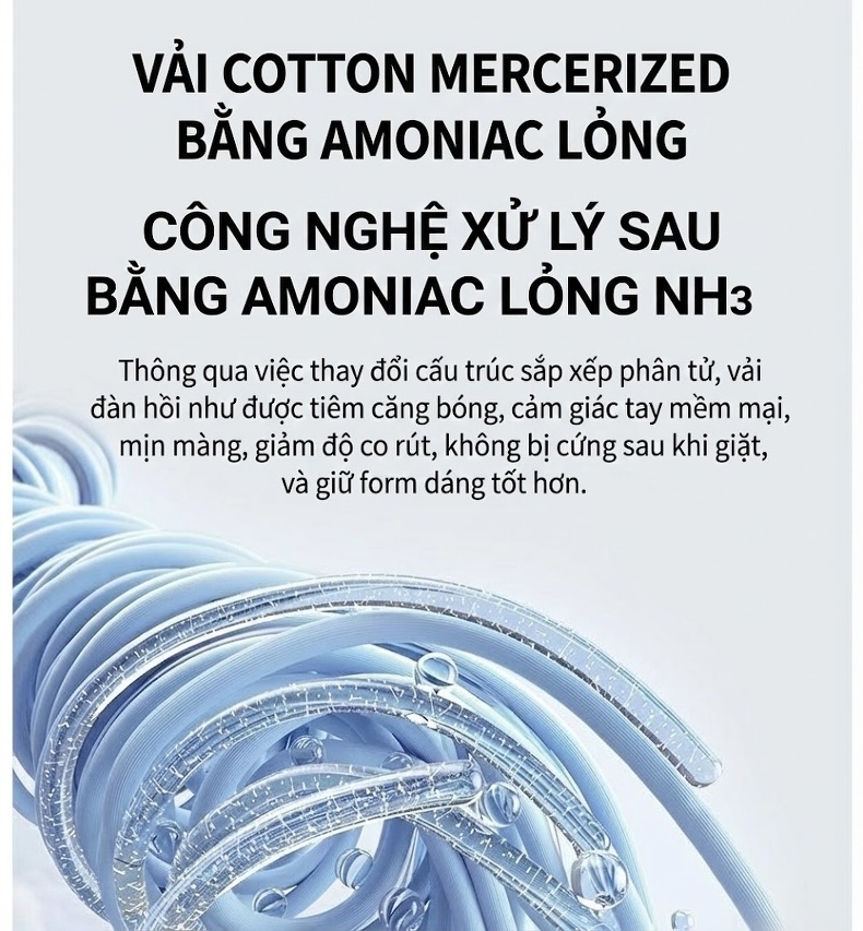 Áo Thun Tay Dài Nam Cotton Tơ Gân Mỏng Màu Trắng, Xám, Đen, Nâu chi tiết 4