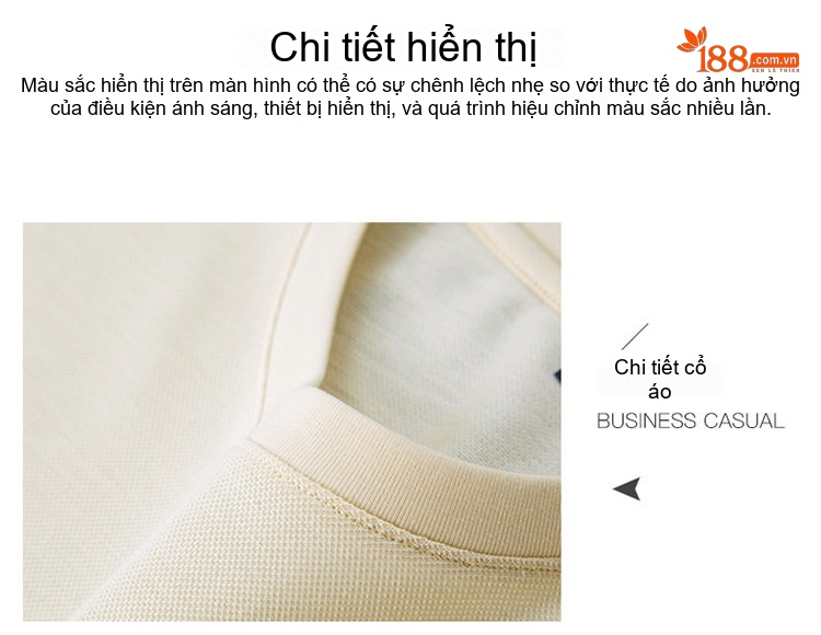 Áo Thun Tay Ngắn Nam Cotton Cổ Tròn Form Rộng Size Lớn Màu Nâu, Kem, Xanh, Đen... chi tiết 19