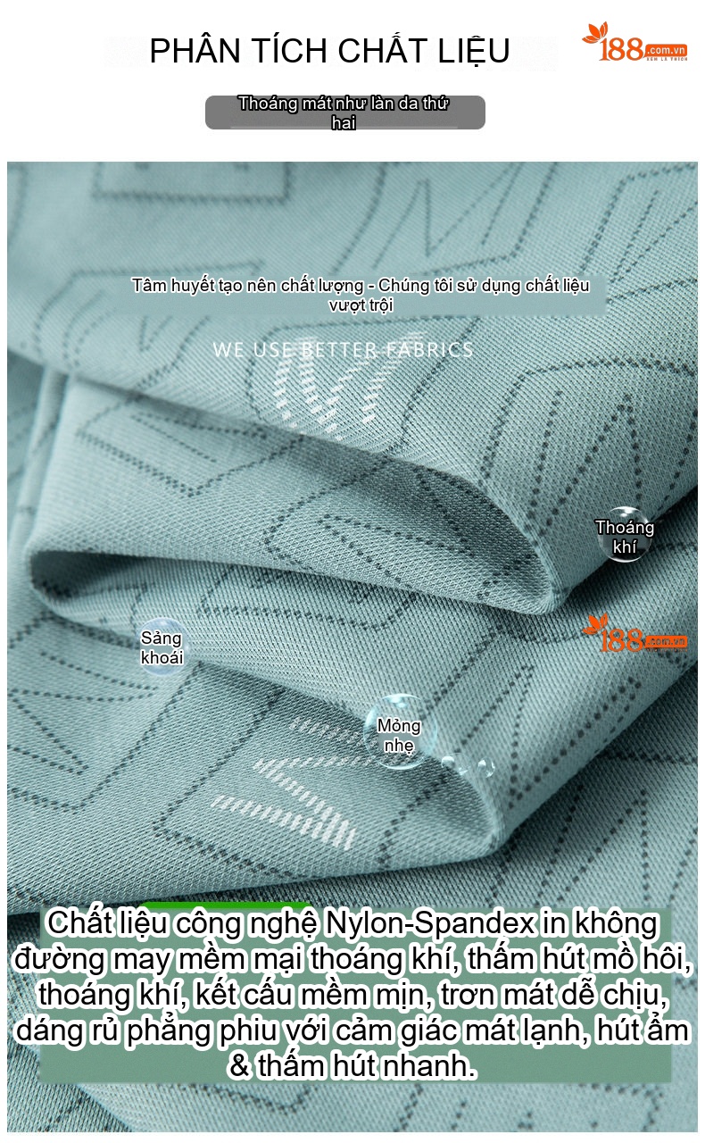 Áo Thun Tay Ngắn Nam Cotton In Họa Tiết Form Rộng Màu Đen, Xanh chi tiết 2