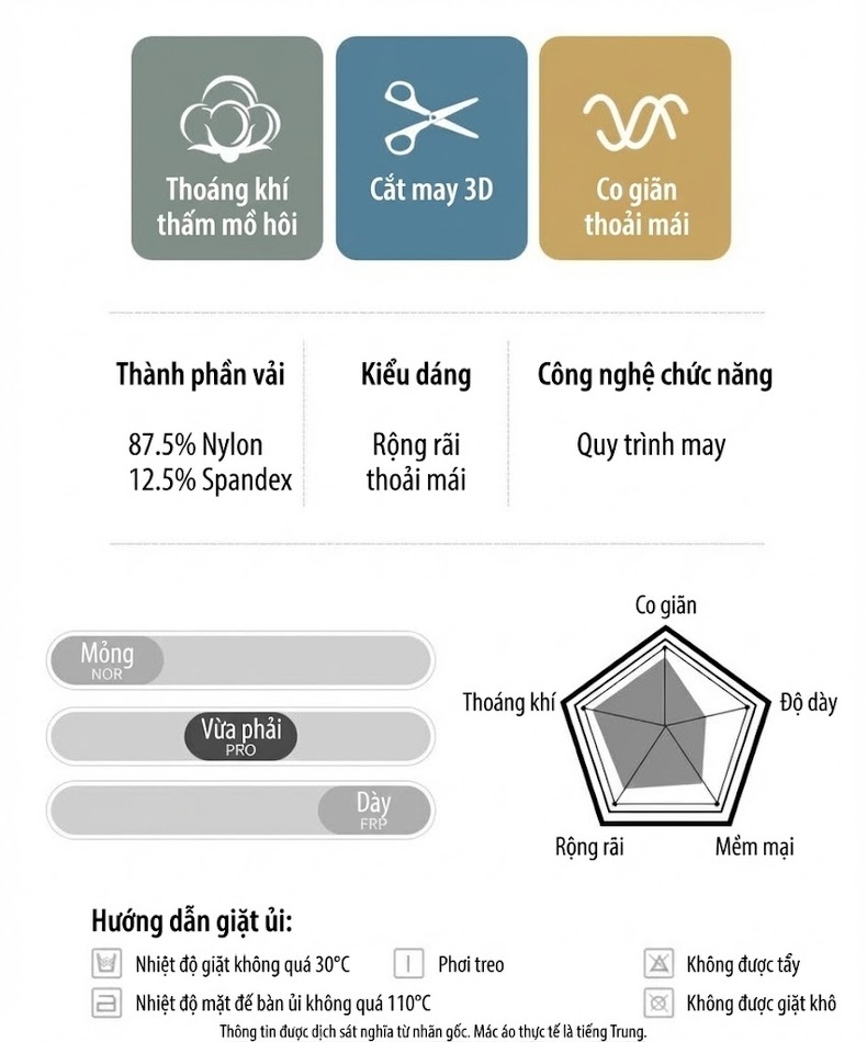 Áo Thun Tay Ngắn Nam Mùa Hè Cổ Tròn Vải Lụa Băng Size Lớn Màu Đen, Trắng chi tiết 10