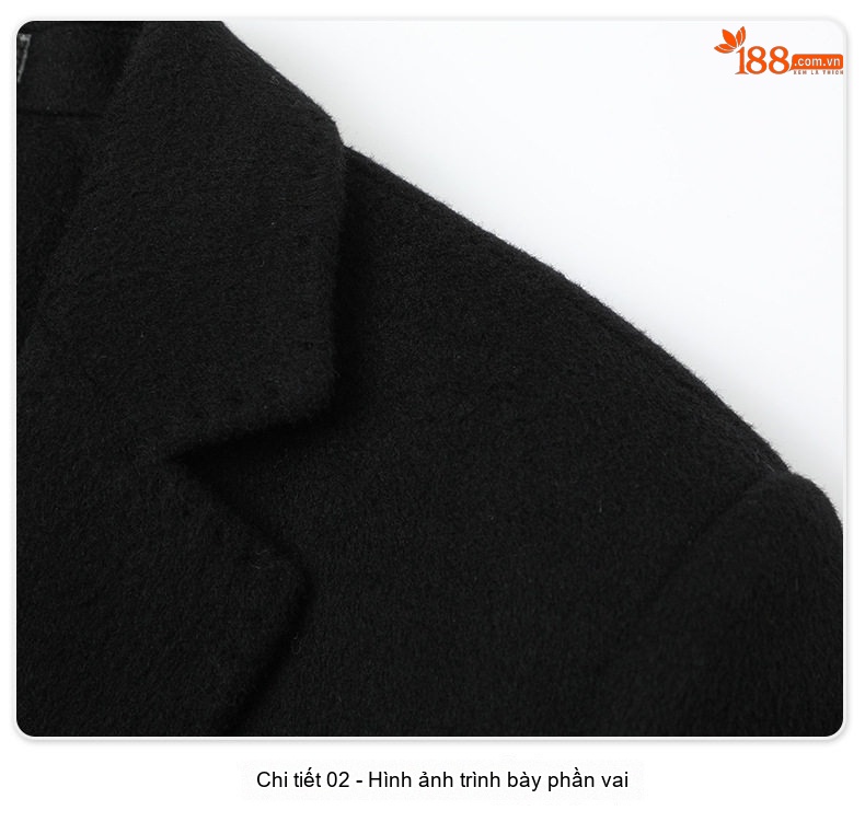 Áo Vest/Áo Khoác Blazer Nam Hai Mặt 100% Lông Cừu Lót Lông Vũ Có Thể Tháo Rời Màu Đen chi tiết 20