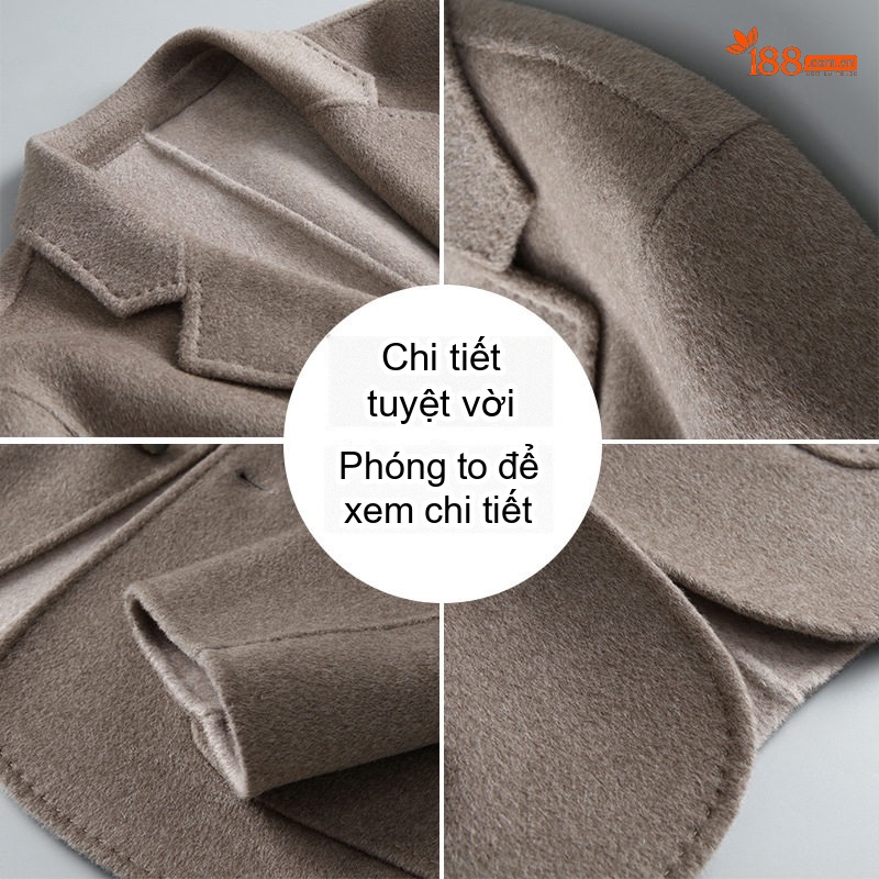 Áo Vest Nam 100% Pure Wool Cao Cấp Thu Đông Dáng Ôm Vừa Màu Be, Đen