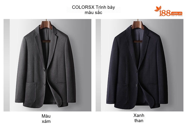 Áo Vest Nam Dáng Ôm Dệt Kim Lông Cừu Cao Cấp Màu Xám, Nâu, Xanh Navy chi tiết 3