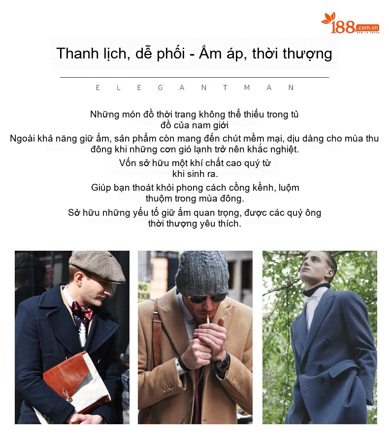 Áo Vest Nam Dáng Ôm Vừa Vặn Lớp Lót Lông Vũ Tháo Rời Chất Liệu Lông Cừu Màu Đen, Xám chi tiết 27