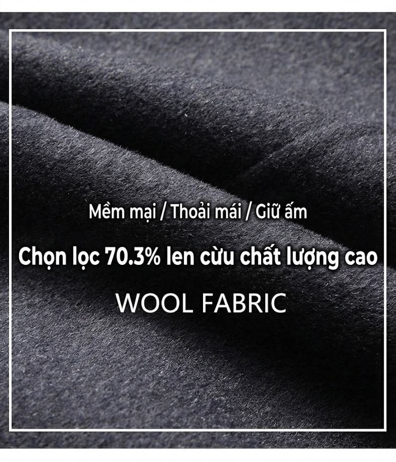 Áo Vest Nam Dáng Ôm Vừa Vặn Lớp Lót Lông Vũ Tháo Rời Chất Liệu Lông Cừu Màu Đen, Xám chi tiết 29