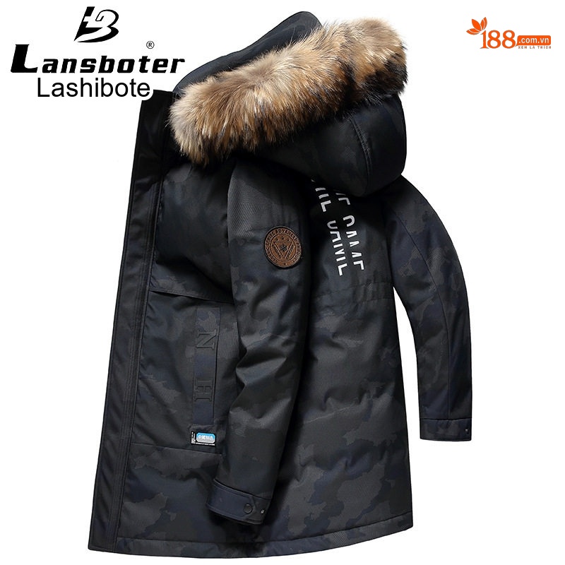 Áo Vest Nam Dáng Ôm Vừa Vặn Lớp Lót Lông Vũ Tháo Rời Chất Liệu Lông Cừu Màu Đen, Xám chi tiết 12