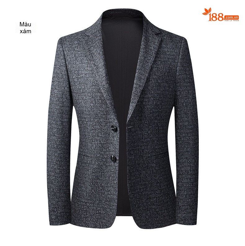 Áo Vest Nam Dệt Kim Họa Tiết Thu Đông Form Ôm Hàn Quốc Màu Xám chi tiết 35