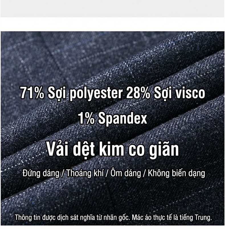 Áo Vest Nam Kẻ Sọc Dáng Ôm Phong Cách Hàn Quốc Màu Xám, Đen chi tiết 4