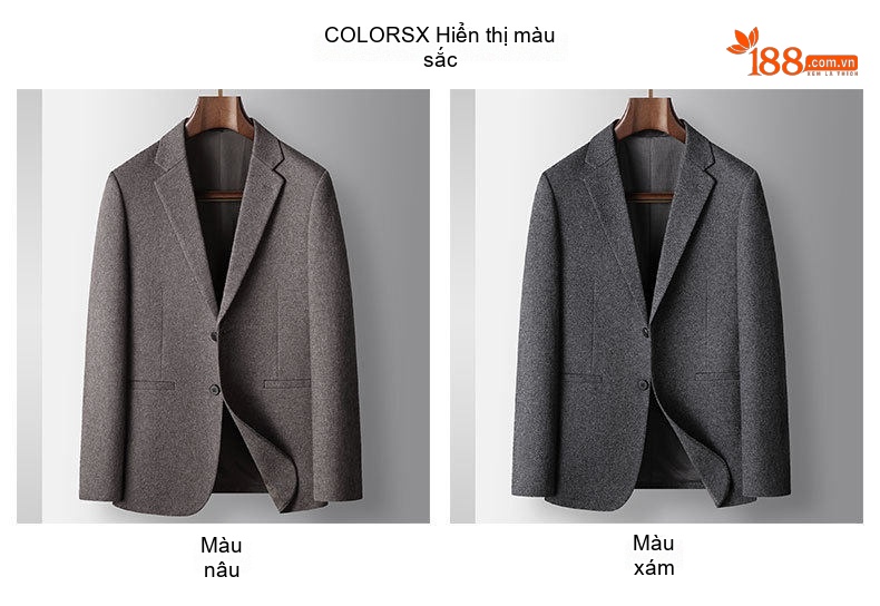 Áo Vest Nam Len Lông Cừu Dáng Ôm Màu Xám chi tiết 3