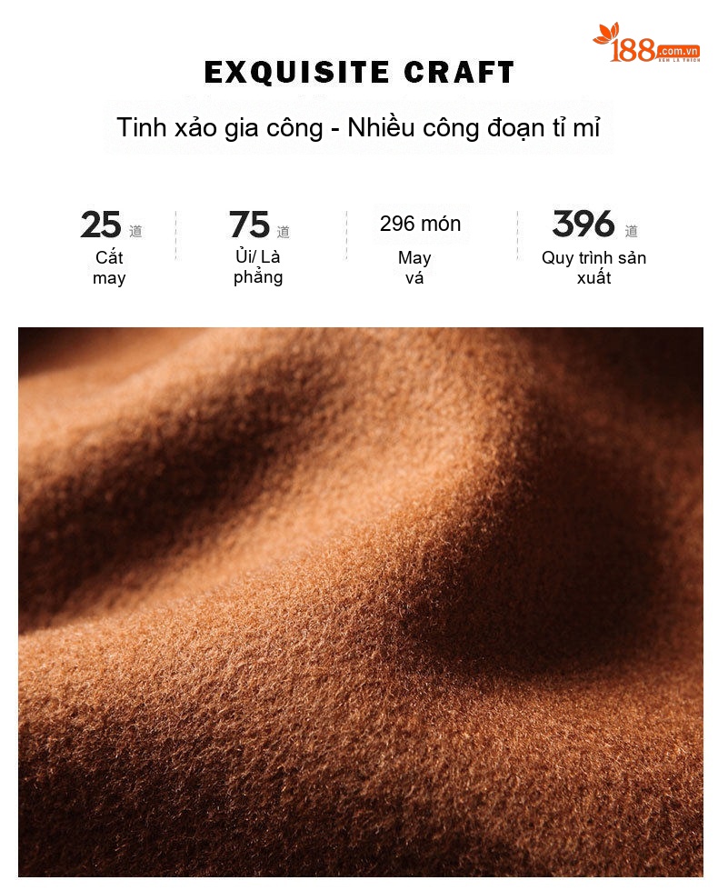 Áo Vest Nam Len Lông Cừu Thủ Công Màu Nâu, Xám, Đen chi tiết 3