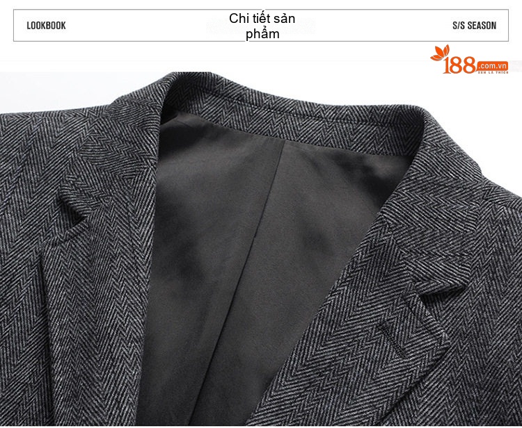 Áo Vest Nam Len Lông Cừu Trung Niên Không Nhăn Phong Cách Lịch Lãm Màu Xám chi tiết 14
