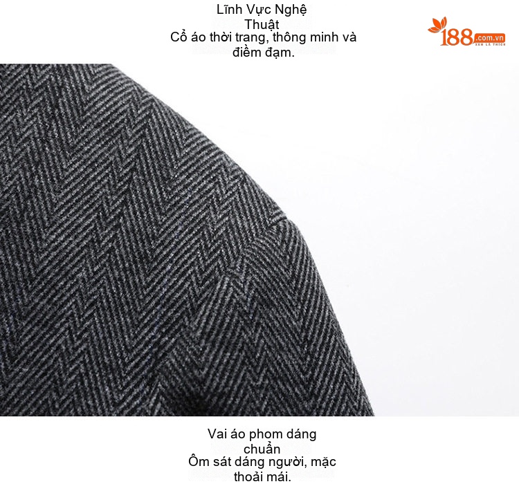 Áo Vest Nam Len Lông Cừu Trung Niên Không Nhăn Phong Cách Lịch Lãm Màu Xám chi tiết 15