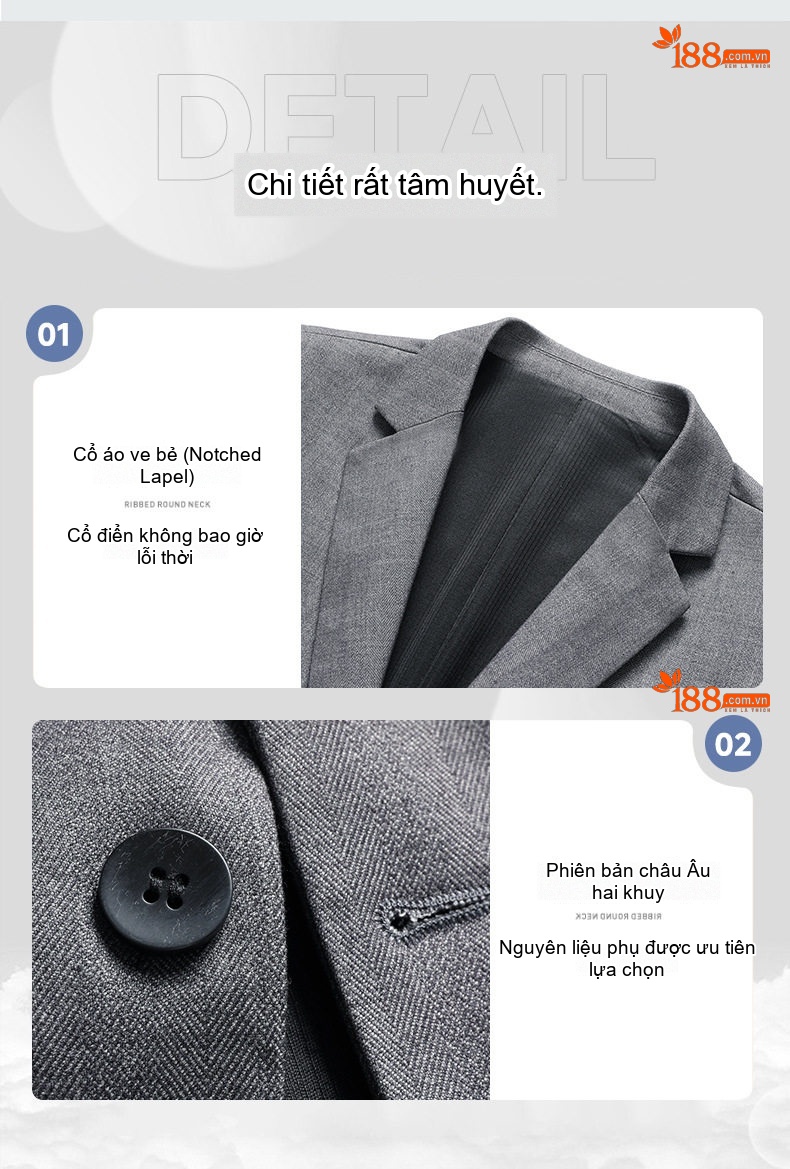 Áo Vest Nam Lông Cừu Có Len Kiểu Hàn Quốc Dáng Ôm Chống Nhăn Màu Xám, Xanh Navy, Đen chi tiết 3