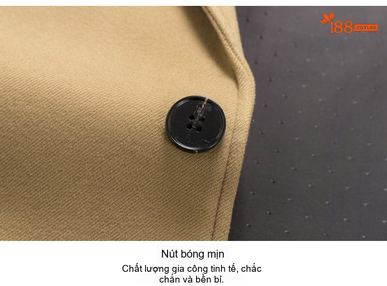 Áo Vest Nam Lông Cừu Mỏng Phong Cách Hàn Quốc Màu Nâu, Be, Đen chi tiết 16