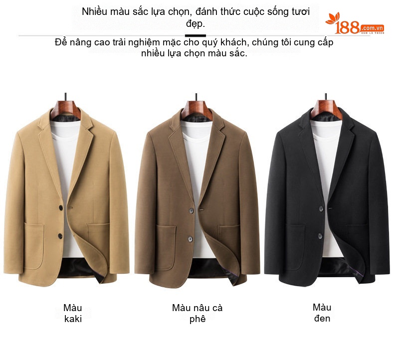 Áo Vest Nam Lông Cừu Mỏng Phong Cách Hàn Quốc Màu Nâu, Be, Đen chi tiết 3